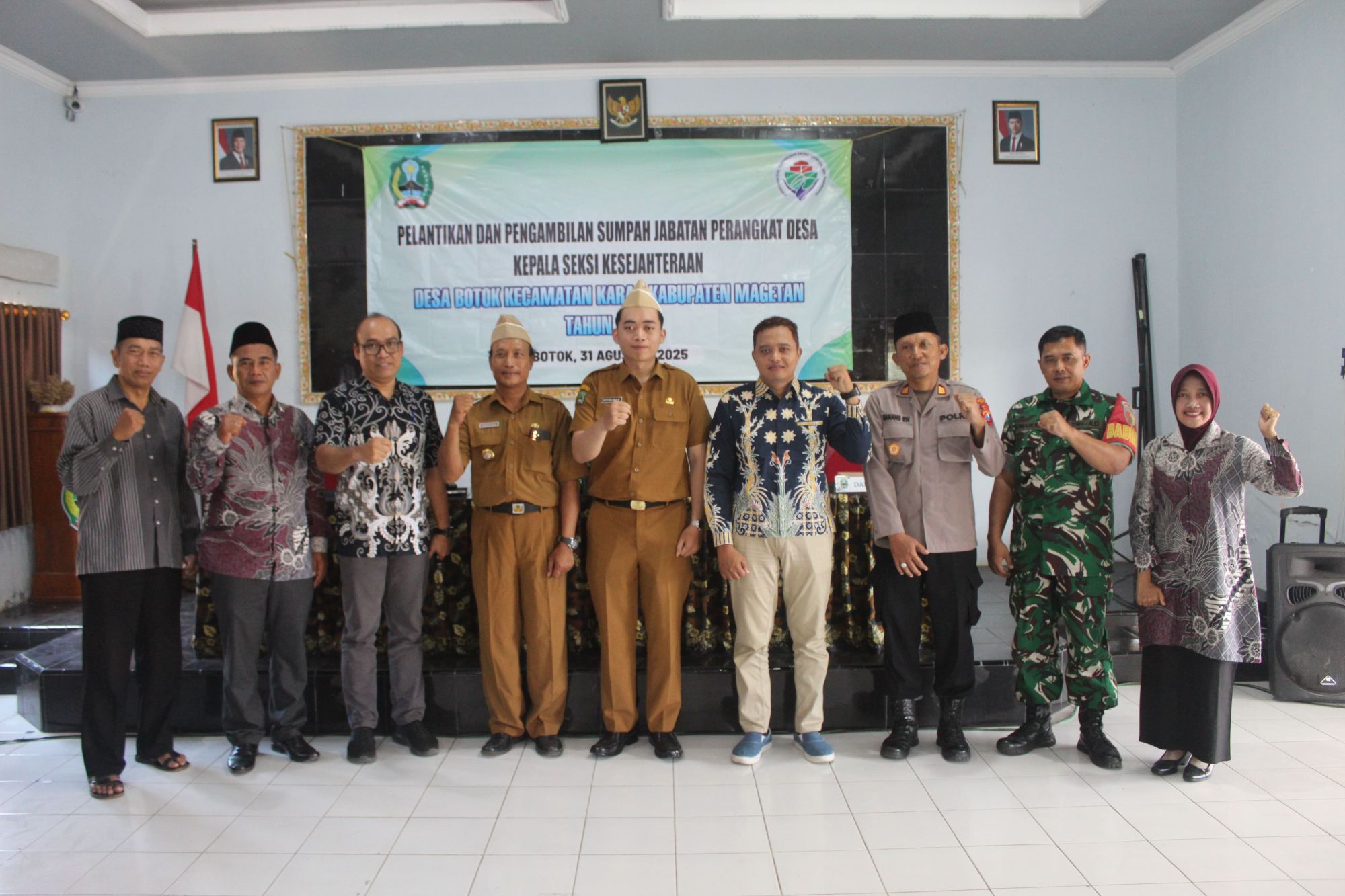 PELANTIKAN PERANGKAT DESA JABATAN KASI KESEJAHTERAAN